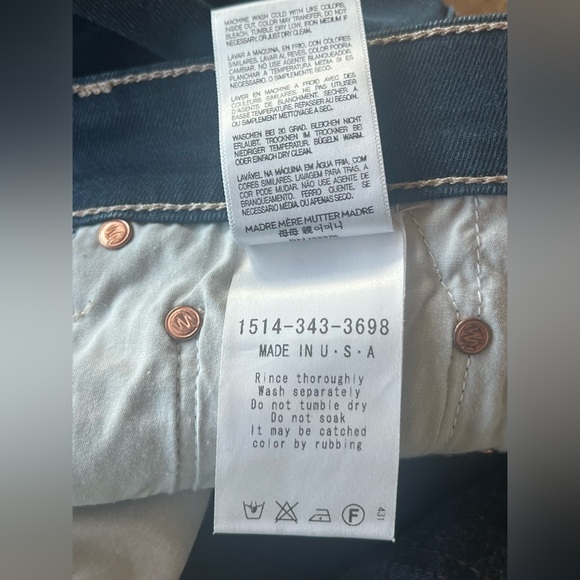 MOTHER Denim Women’s  “The Vamped” Style with Wash: “Gift Wrap” Jeans - Picture 9 of 15